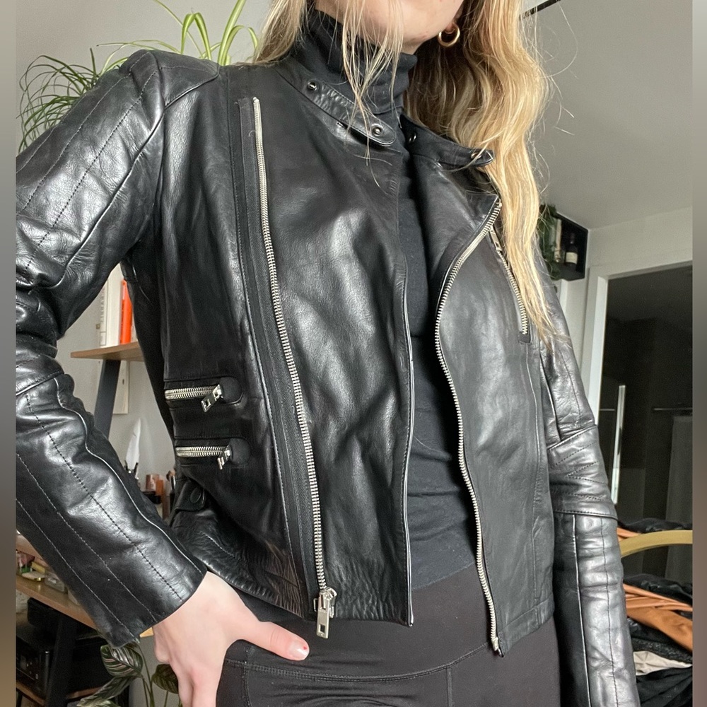 NWOT Rag & Bone Leather Motorcycle Jacket